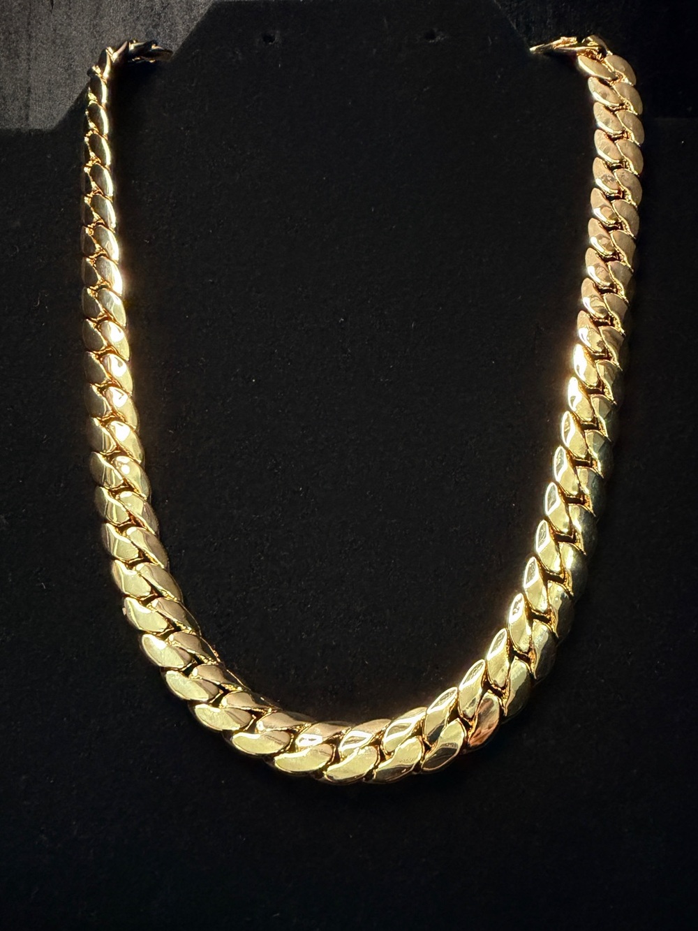 Miami Cuban 21in 11.5MM 14K Stamped Gold Filled necklace w/box lock. Brand New!